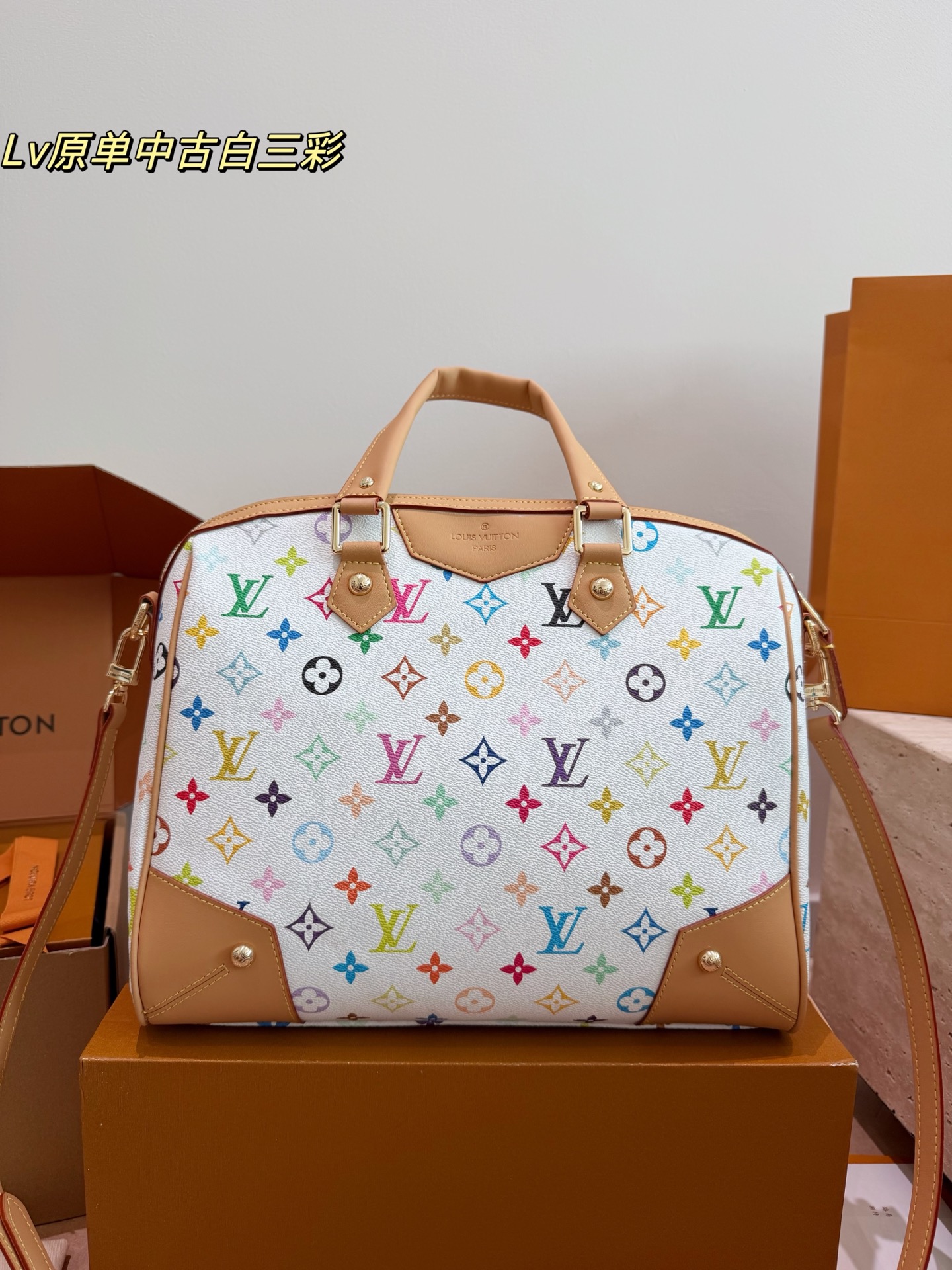 LV Classic Top Handle Handbag Crossbody Top Handle 2